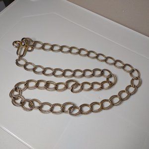 Long Heavy Chain Link Necklace 39 Inches